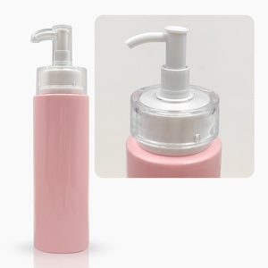 Custom <b>Empty</b> Pet 100 200 250 Ml Pink White Transparent Skincare Luxury Shampoo Packaging <b>Plastic</b> Cosmetic Lotion Pump <b>Bottle</b> - Product Image 4