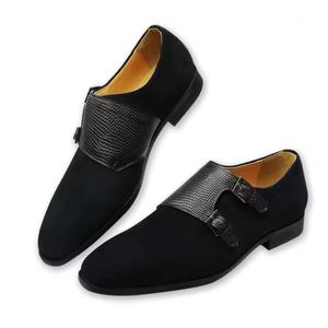 Fashion Customized Men's Leather Office Career Formal <b>Shoes</b>-Anti-Slip Waterproof <b>Height</b> <b>Increasing</b> Driving Walking Style - Product Image 5