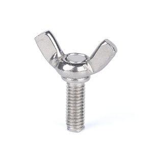 Vis à oreilles en acier inoxydable standard DIN, fabrication directe d'usine, finition brute en carbone, vis papillon, vis <span class=keywords><strong>Molly</strong></span>, tailles de <span class=keywords><strong>M3</strong></span> à M8 - Product Image 4