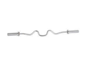 <span class=keywords><strong>Barre</strong></span> <span class=keywords><strong>EZ</strong></span> professionnelle pour musculation, en acier massif, pour <span class=keywords><strong>biceps</strong></span> et triceps, avec poignée moletée chromée, pour la musculation à domicile - Product Image 2