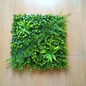 Pannello Murale in Plastica Anti-UV con Piante Artificiali, Decorazione Verde per Matrimoni, Lunga Durata, Senza Manutenzione, per Esterni - Product Image 2
