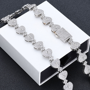 925 Sterling Silver Moissanite Money Bag Pendant Necklace <b>Iced</b> <b>Out</b> Hip Hop VVS Bling GRA Pass Diamond Tester Cash <b>Chain</b> - Product Image 2