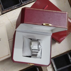 Elegante <span class=keywords><strong>Caja</strong></span> Roja para <span class=keywords><strong>Reloj</strong></span>, Adecuada para Cajas de Regalo de Relojes Mecánicos Automáticos <span class=keywords><strong>Cartier</strong></span> y Otras Marcas - Product Image 1