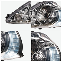 Reepu  Ensemble de phares avant de voiture 12V neuf pour Honda Fit 1.5 2004-2008 Hatchback