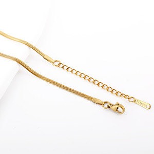 Thép Không Gỉ 18K Hộp Vàng Curb Kẹp Giấy Figaro Chuỗi Vòng Cổ Mỏng Xoắn Dây Chuyền Vàng Lớp Hàng Ngày Vòng Cổ - Product Image 5