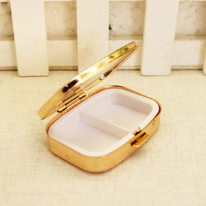 MM-MPB004 2 Estuches para Pastillas de Diseño Promocional, Pastillero Metálico Pequeño, Estuche de Viaje de Hierro para Bolsillo - Product Image 4