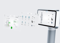 Scanner 3D Einscan Medixa Shining, scanner 3D corps entier, scanner 3D pieds et scanner 3D pour impression 3D, pour les secteurs médical et de la vente au détail