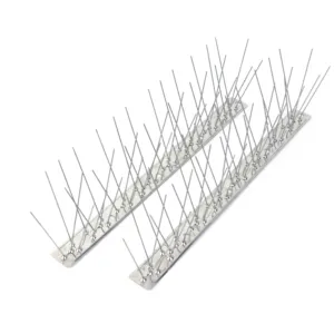 Piques répulsives professionnelles pour oiseaux, résistantes aux intempéries et à la rouille, solution durable pour l'exclusion des panneaux solaires et des avant-toits de jardin - Product Image 1