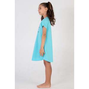 Vestido de Verano para Niña, Manga Corta, Corte Ovalado, Diseño sin Espalda, Cuello Largo, de 3 a 9 Años - Product Image 2