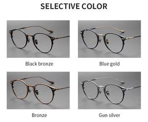 M3112 日本製プレート光学二色ソリッドアクリル軽量フルリムメガネフレーム - Product Image 3