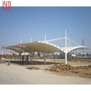 โครงสร้างหลังคาคลุมรถยนต์แบบเมมเบรน PVDF สำหรับจอดรถ, ที่จอดรถแบบเต็นท์, โครงสร้างเมมเบรนสำหรับจอดรถ - Product Image 1