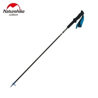 Naturehike — bâtons d'alpinisme en Fiber de carbone ultralégers ST08, 4 nœuds, pour le Trekking sur piste