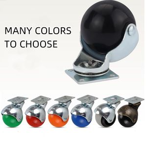 Universal möbel Modernes Design <span class=keywords><strong>2</strong></span>-Zoll-Silentkugelrollen mit Bremsen 50-mm-Plattenmontage für Büro-und Küchen zwecke - Product Image 6