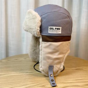 Gorro de invierno coreano para hombres y mujeres, grueso, impermeable, deportivo, protección auditiva, gorro de piloto personalizado, gorro de esquí para viajes al aire libre con logotipo personalizado - Product Image 5