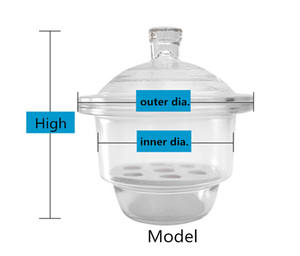 कारखाने प्रत्यक्ष स्पष्ट ग्लास वैक्यूम डेसीलेटर प्रयोगशाला उपकरण - Product Image 6