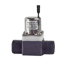 Katup air solenoid elektrik, katup Solenoid plastik 1/2 inci, katup solenoid elektrik untuk berkebun, pengontrol waktu penyiraman otomatis