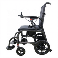 Nouveau fauteuil roulant électrique en Fiber de carbone pliable léger E fauteuil roulant d'assistance électrique pour les personnes âgées handicapées