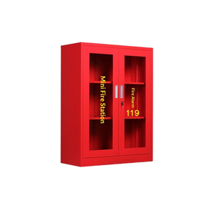 Armario para extintores de incendios personalizable, mini estación de bomberos, armario rojo de acero para almacenamiento de extintores para escuelas, hospitales y oficinas. - Product Image 2