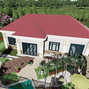 Villa Prefabbricata di Lusso <span class=keywords><strong>in</strong></span> Acciaio a Basso Costo con 3 Camere da Letto, Completamente Arredata, <span class=keywords><strong>in</strong></span> <span class=keywords><strong>Vendita</strong></span> dalla Cina - Product Image 2