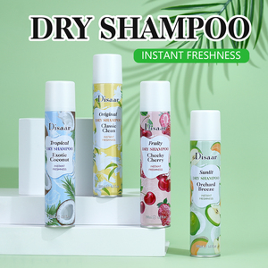 Shampooing sec naturel en poudre spray 4 types de bergamote, noix de coco, cerise, pomme, rafraîchit vos cheveux sans eau Shampooing sec - Product Image 2