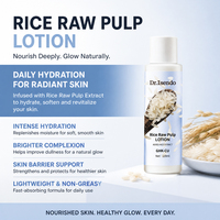 Crème hydratante légère pour le corps à l'extrait de riz, GHK-Cu, acide hyaluronique et niacinamide, OEM/ODM, 120 ml