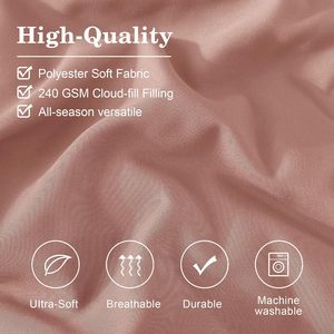 Set Copripiumino Queen Size Personalizzato, Set Biancheria da Letto 7 Pezzi per Tutte le Stagioni, Piumini Soffici e Caldi in Confezione - Product Image 3