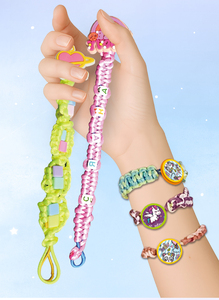 Set per Creare Braccialetti in Plastica Fai-da-Te per Ragazze, Confezione con Guida <span class=keywords><strong>Video</strong></span> - Product Image 6