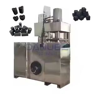 Presse à briquettes de charbon de bois intelligente en acier inoxydable pour coques de noix de coco et copeaux de bois, machine de fabrication de charbon de bois - Product Image 1