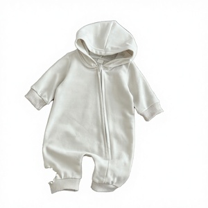 Mono con capucha y cremallera para bebé, informal, de punto suave, con estampado de cachorro, para niños y niñas de 0 <span class=keywords><strong>a</strong></span> 18 <span class=keywords><strong>meses</strong></span>, para primavera y otoño - Product Image 4