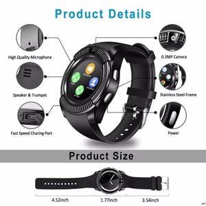 Drioshipping Smartwatch V8 Venta caliente Smartwatch Impermeable Android Llamada de teléfono Smart Fitness Watch 2024 - Product Image 4