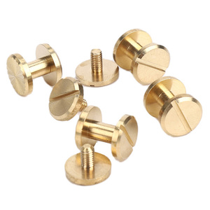 Tornillos <span class=keywords><strong>de</strong></span> Acero Inoxidable <span class=keywords><strong>de</strong></span> 10 mm, Tornillos Métricos <span class=keywords><strong>de</strong></span> Latón y Acero al Carbono para Encuadernación, Macho y Hembra, M1, Tornillos Chicago para Máquina, Destornillador <span class=keywords><strong>de</strong></span> Cabeza Plana - Product Image 2