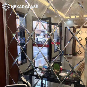 Grand miroir en verre argenté XYG - Product Image 4