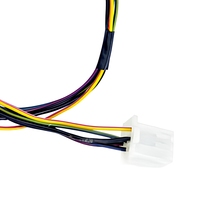 Harness Kabel Otomotif Multi-Pin dengan Kabel Tembaga Berkode Warna, Konektor Ujung Terbuka dengan Kabel Nut untuk Mobil Truk RV Kapal