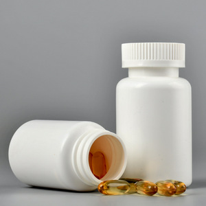 Pilflessen met kindveilige doppen Lege <span class=keywords><strong>plastic</strong></span> medicijnflessen voor huisdieren Pillenopbergpotten Schroefdoppen Sterke medicijnflessen - Product Image 3