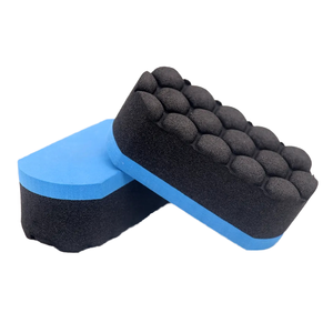 Esponja de cera para coche con patrón de grano de tortuga de alta calidad mango de EVA suave con espuma para pulido y encerado de automóviles - Product Image 4