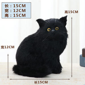 Fourrure de <span class=keywords><strong>chat</strong></span> <span class=keywords><strong>persan</strong></span>, jouet artisanal pour la maison, décoration de magasin - Product Image 5