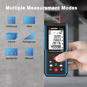 جهاز قياس المسافات بالليزر الأحمر SNDWAY H-D710A بمدى 70 متر مع شاشة LCD 2.0 بوصة للقياسات الهندسية - Product Image 4