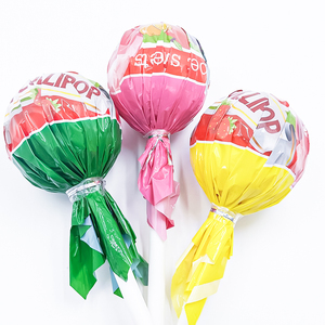 <span class=keywords><strong>Nuevo</strong></span> caramelo 2024 bola de caramelo de plástico bola grande piruleta Jumbo dentro pequeña piruleta gigante caramelo dulce - Product Image 1