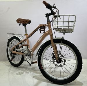 Alta qualità retrò Coco Donna bicicletta stile classico per adulti e giovani bici con freni a disco in acciaio forcella in plastica cestino - Product Image 2