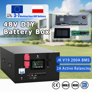 กล่องแบตเตอรี่ DIY สำหรับ EU Stock 51.2V 280Ah-314Ah พร้อม BMS รุ่น JK-PB2A16S20P ทุกชิ้นส่วน ไม่รวมภาษี VAT จัดส่งภายใน 10 วัน สำหรับพลังงานฉุกเฉิน - Product Image 1