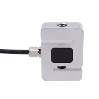 Sensor de Fuerza de Celda de Carga Tipo S Fibos FA303 Económico, Conexión de Brida de Acero Inoxidable, Salida Analógica/Digital, Capacidad de Pesaje 500N