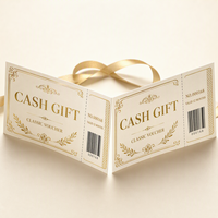 Vouchers promotionnels personnalisés pour services de coiffure et de manucure en salon, pour événements et vente au détail, taille et couleur personnalisées, approvisionnement direct usine