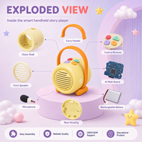 Lecteur d'histoires audio pour enfants, haut-parleur HiFi sans écran, boîte à musique d'apprentissage des langues pour enfants