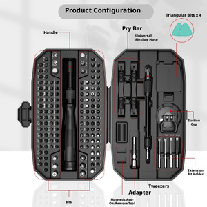 Juego de Destornilladores Multifunción, Kit de Herramientas para Portátil 152 en 1, Kit de Reparación Profesional de Destornilladores para Computadora - Product Image 2