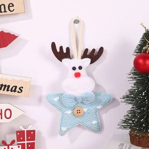 Creative Handmade High Quality Circle Plush Keychain Pendant <b>Christmas</b> Eve Gift for Students - Product Image 4