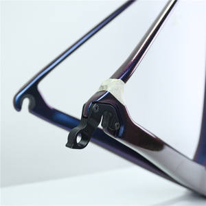 Cadre de vélo de route léger en fibre de carbone T1000 <span class=keywords><strong>2022</strong></span> avec boîtier de pédalier BB86, frein sur jante QR, fabriqué à la main, durable, garantie 24 mois - Product Image 5