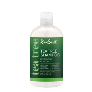 Shampoo couro cabeludo refrescante, shampoo invisível para terra cru e couro cabeludo, com árvore de chá e óleo de hortelã