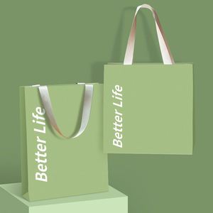 Custom Logo Printed Luxury High End <b>White</b> <b>Paper</b> Jewelry Clothing Packaging Gift Shopping <b>Bag</b> - Product Image 5