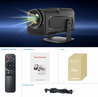 작은 휴대용 네이티브 1080p LED LCD 풀 HD 5G 와이파이 BT 4K 플립 안드로이드 비디오 홈 시어터 영화 프로젝터