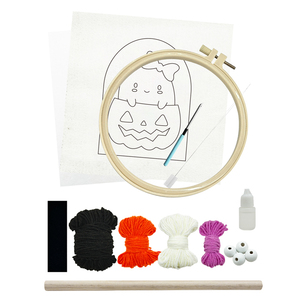 <span class=keywords><strong>Kit</strong></span> jarum pukulan, <span class=keywords><strong>Kit</strong></span> bordir jarum pukulan untuk pemula dewasa, Set coaster rumbai perlengkapan jarum pukulan - Product Image 1